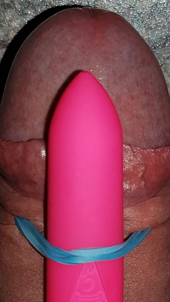 Playing with small vibrator #19