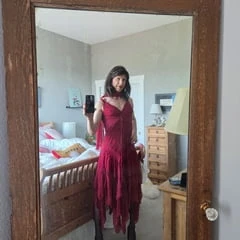 Red dress two