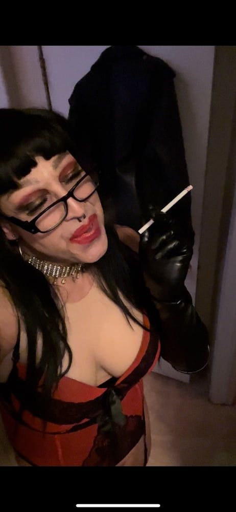Gloves Mistress In Red  #31