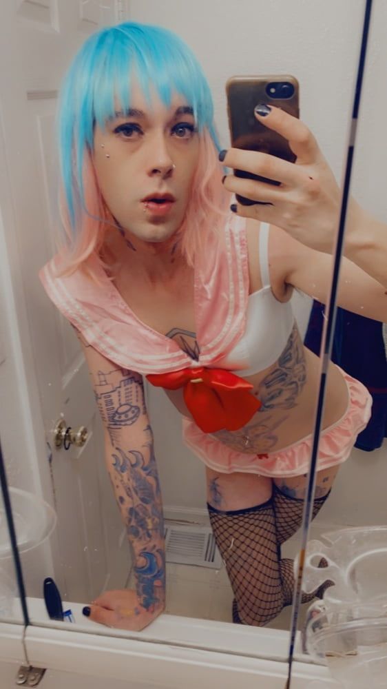 Cute Pink Cosplay Girl #53