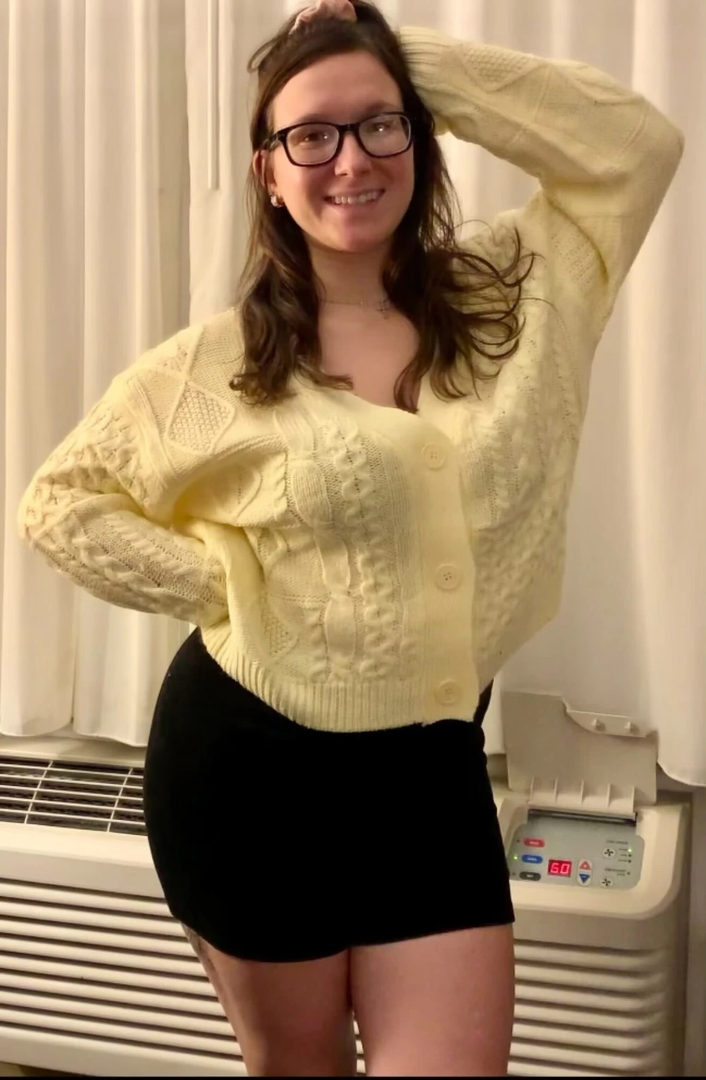 Ready in a sweater and nude for another girl to fuck 69 trib #6