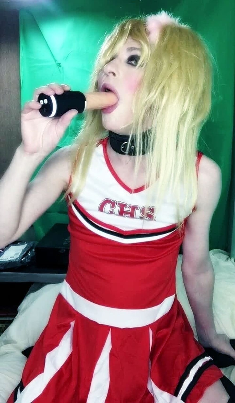 Sissy Crossdresser Cheerleader #15