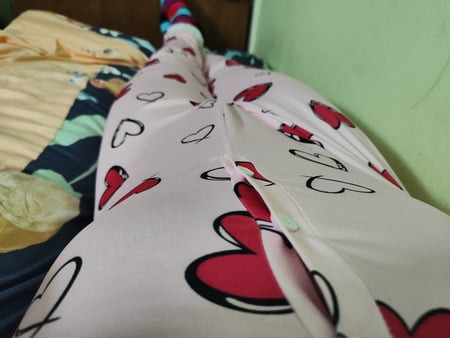 Crossdresser in pyjamas 