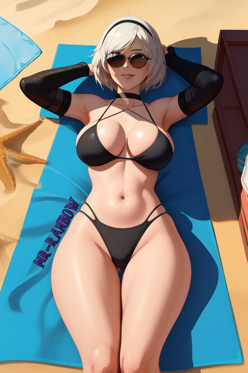 2B is relaxing on the beach 😎 #8