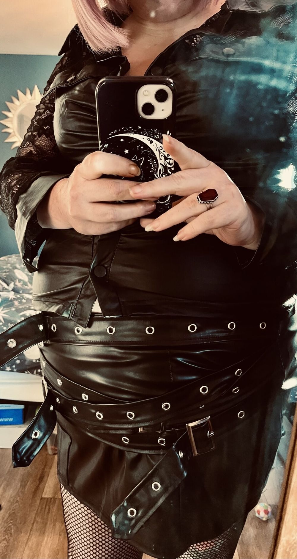 Tina Snua Selfies #44 - Leather Special #24