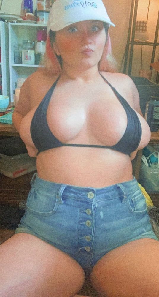 Huge Tits Barely Fitting In Tight Bikini #4