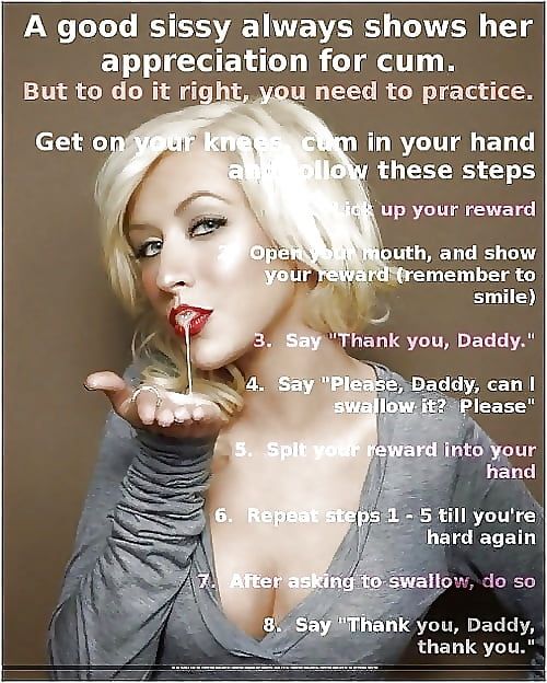 I want to be a good sissy