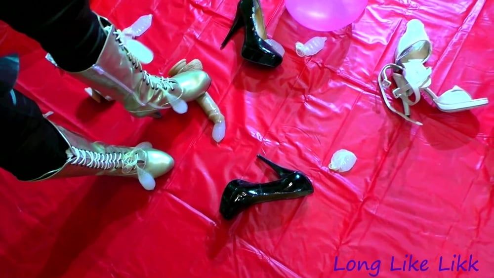Home Fetish Party "Condom Play" #4