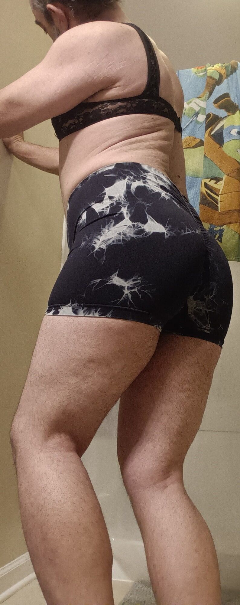 Ass looks so good in my little sexy shorts.... What do you t #37