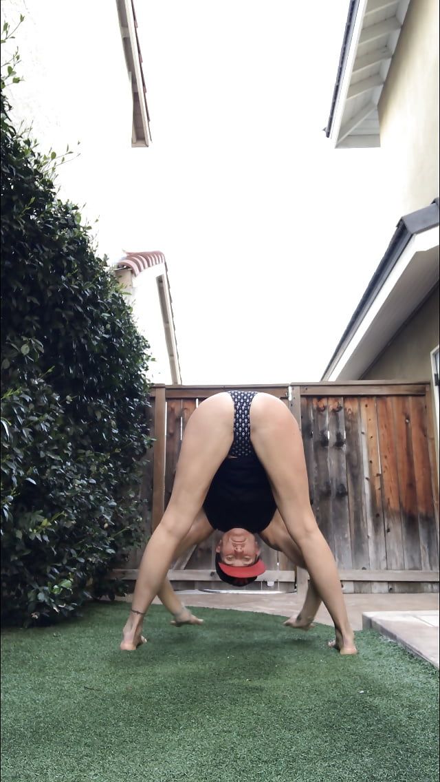 Backyard stretching
