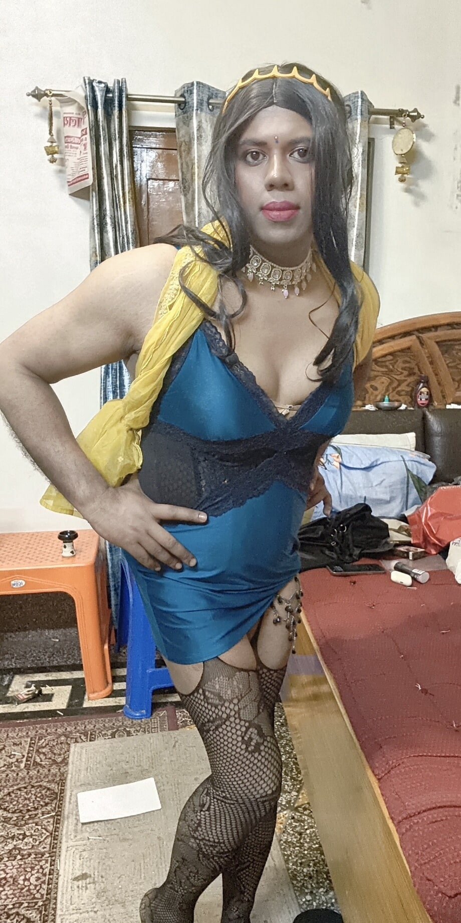Verronika69 Sexy Desi Queen in Fishnets #18