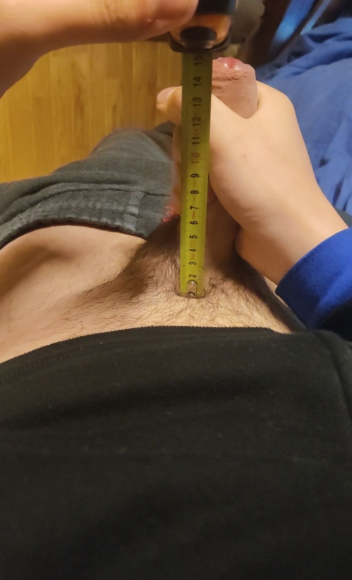 Tried to measure my cock (a little over 15cm max) #6