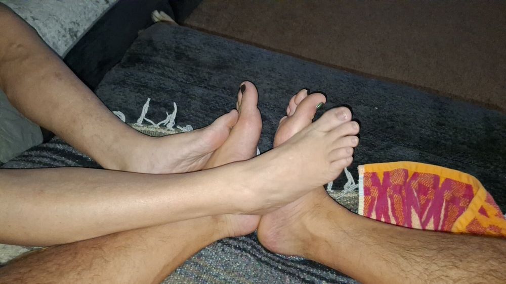 Playing footsie #9