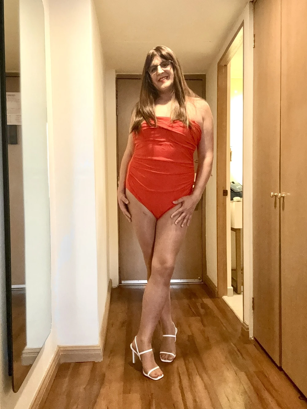 Red swimsuit  #4