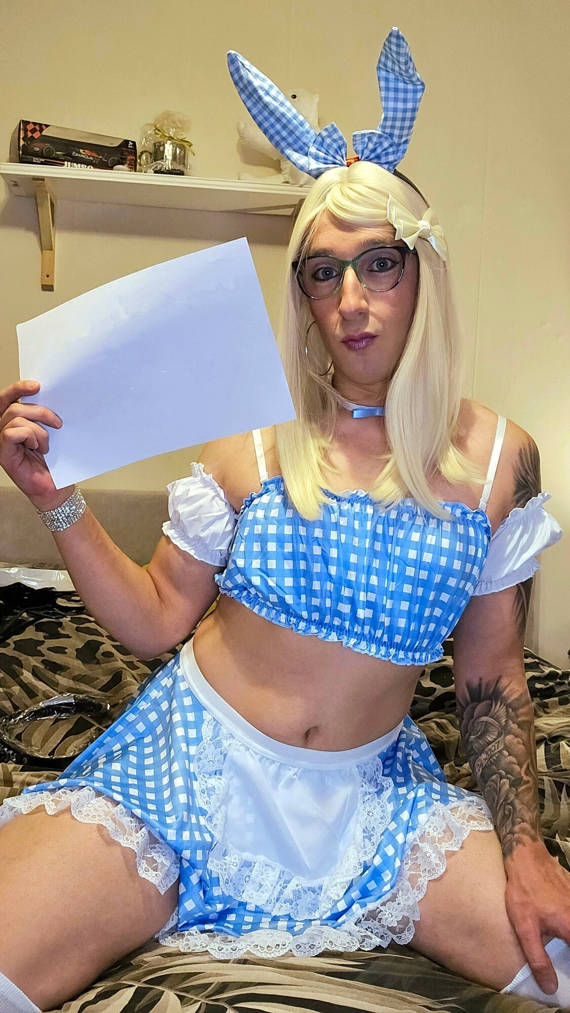 Cute Sissy Bunny Maddy In White Socks #30