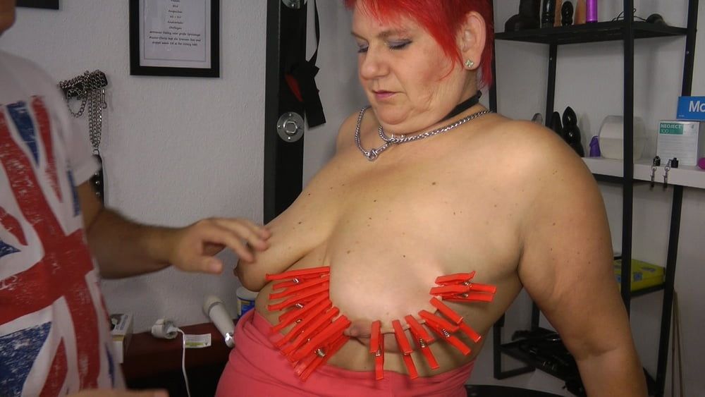 BDSM - Clothespins make me horny #9