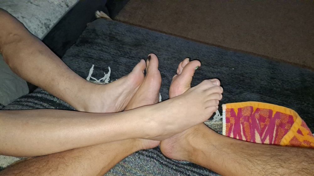 Playing footsie #10