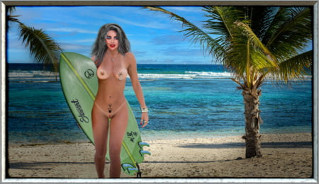 Amelie and Her Surfboard 3