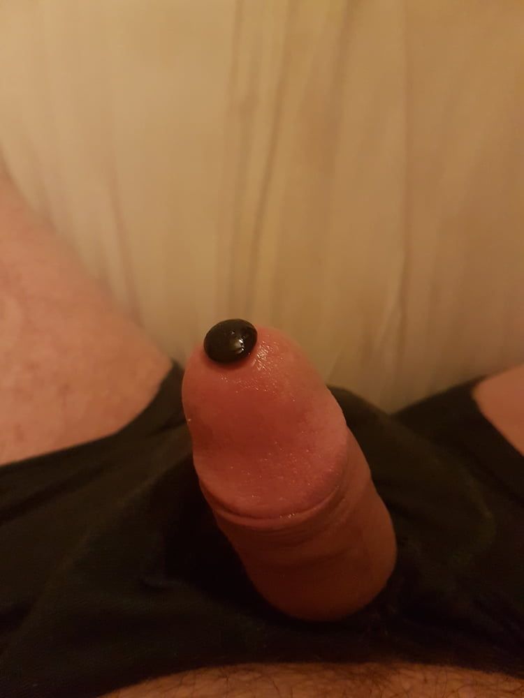 Deep sounding, urethral sounding inside condom covered cock #2