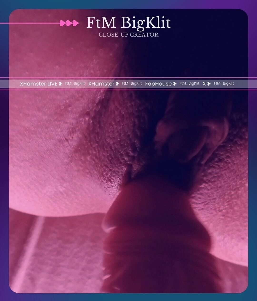 FtM BigClit Pussy