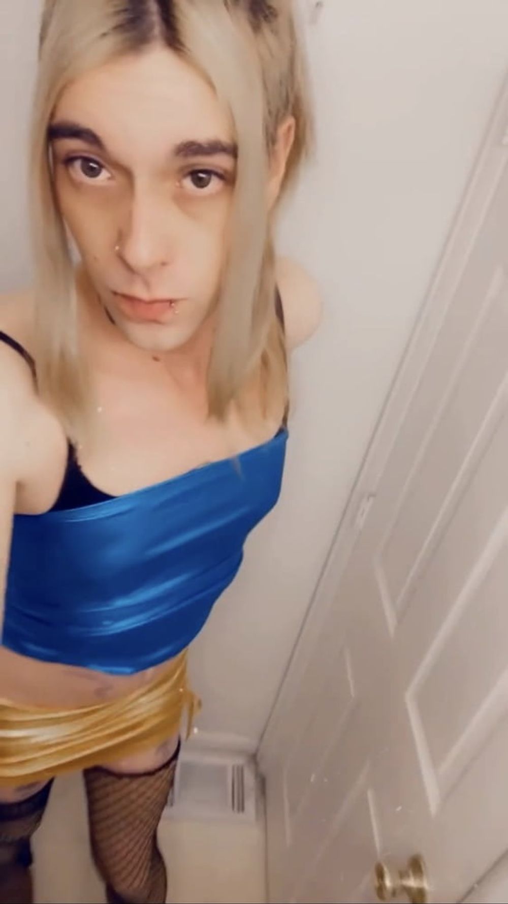 Blue and Yellow Slut #46