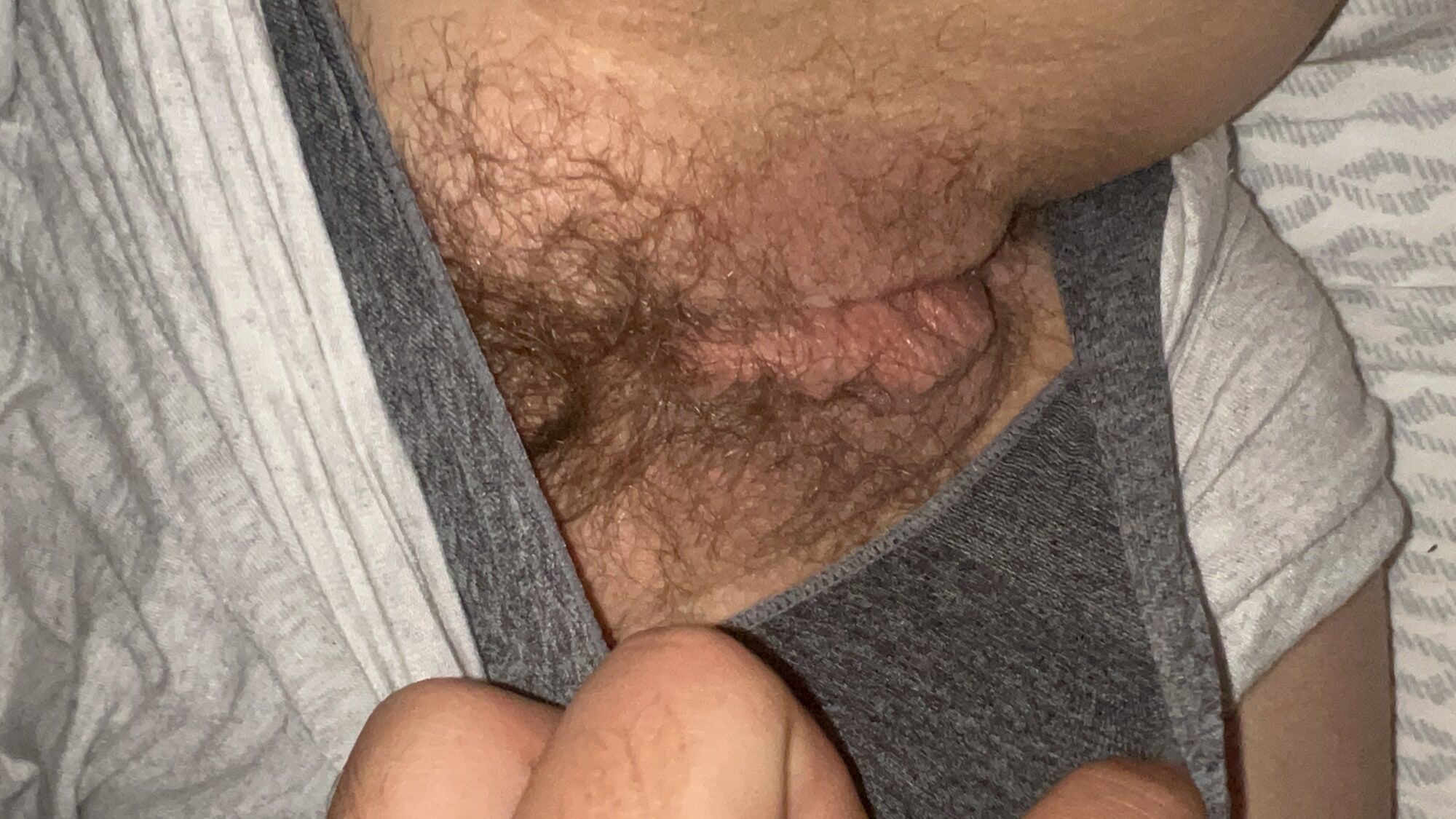 Wife bush over last 18 years, I love her hairy amateur cunt #32