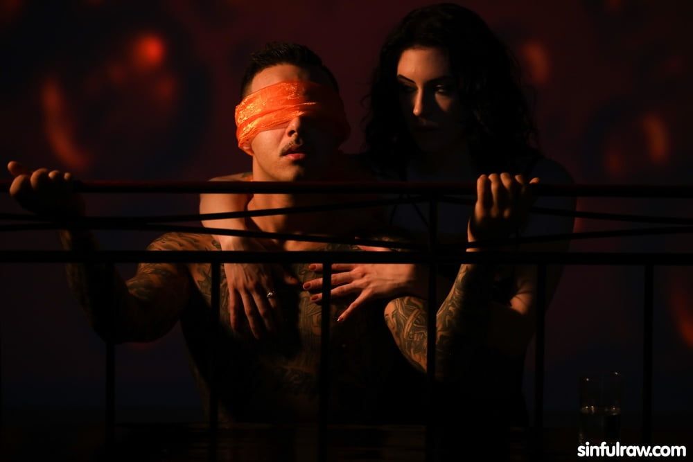 Blind folded love affair #10