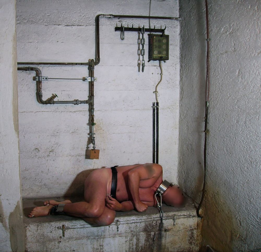 Slave Man locked up dirty Prison Erection #12