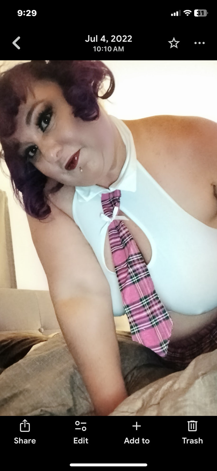 Sexy BlancaGirlBBW in her school uniform  #5