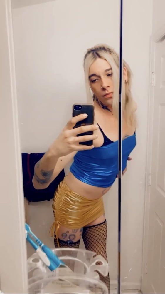 Blue and Yellow Slut #7