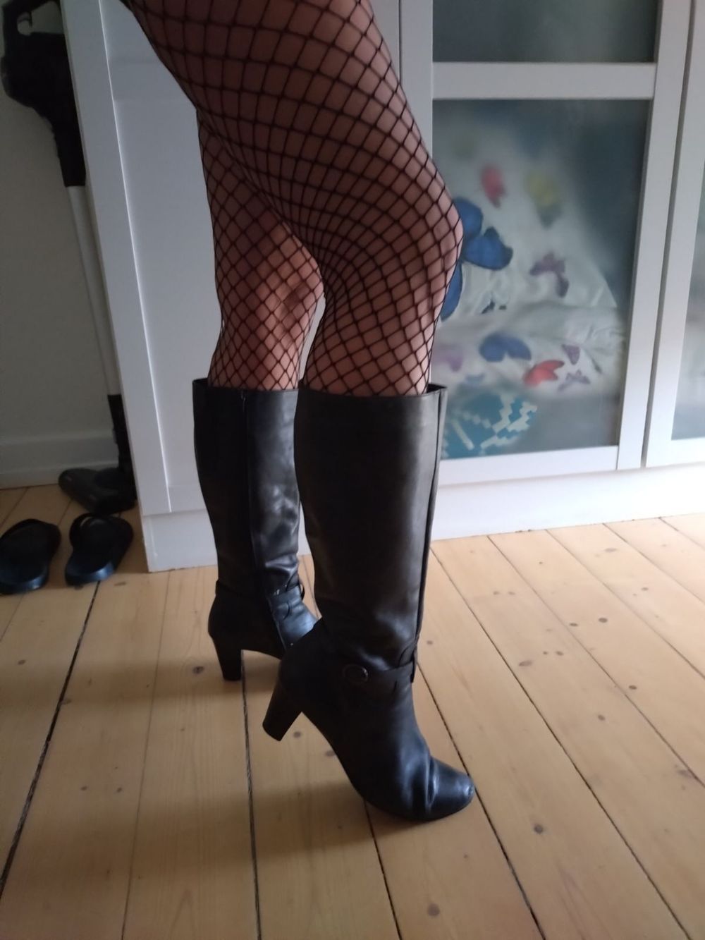 some of my high heels in fisnetstocking #3