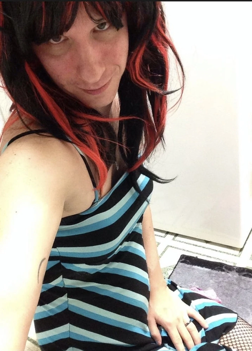 Crossdressing sissy having fun #2