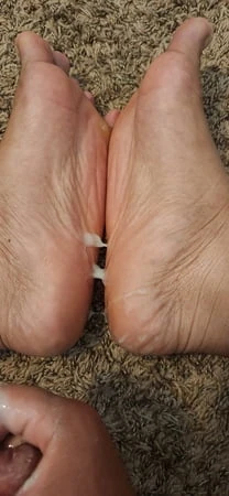 Cum on my hands and feet