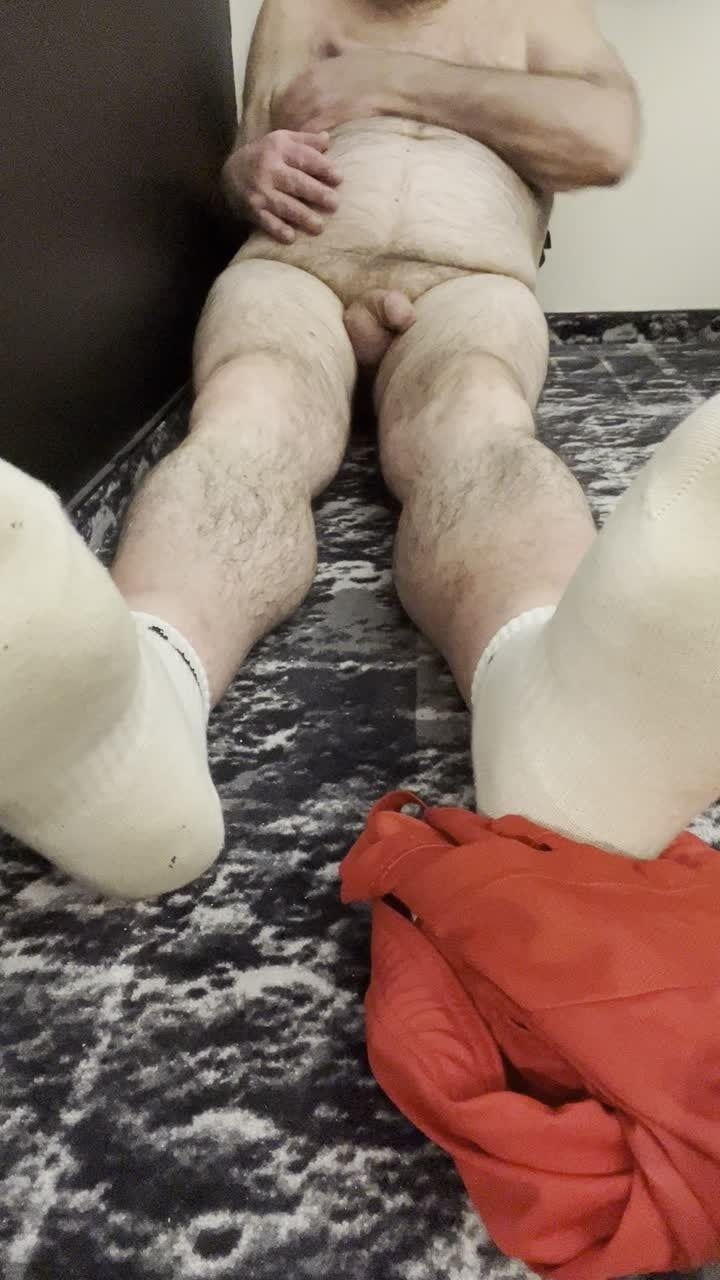Coach Karl White Socks, Bare Feet Bare Balls 5835 #29