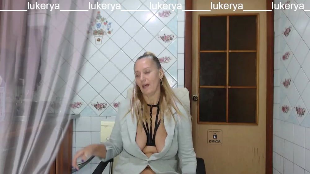 Trying on Lukerya panties #23