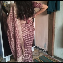 Me in wedding saree 