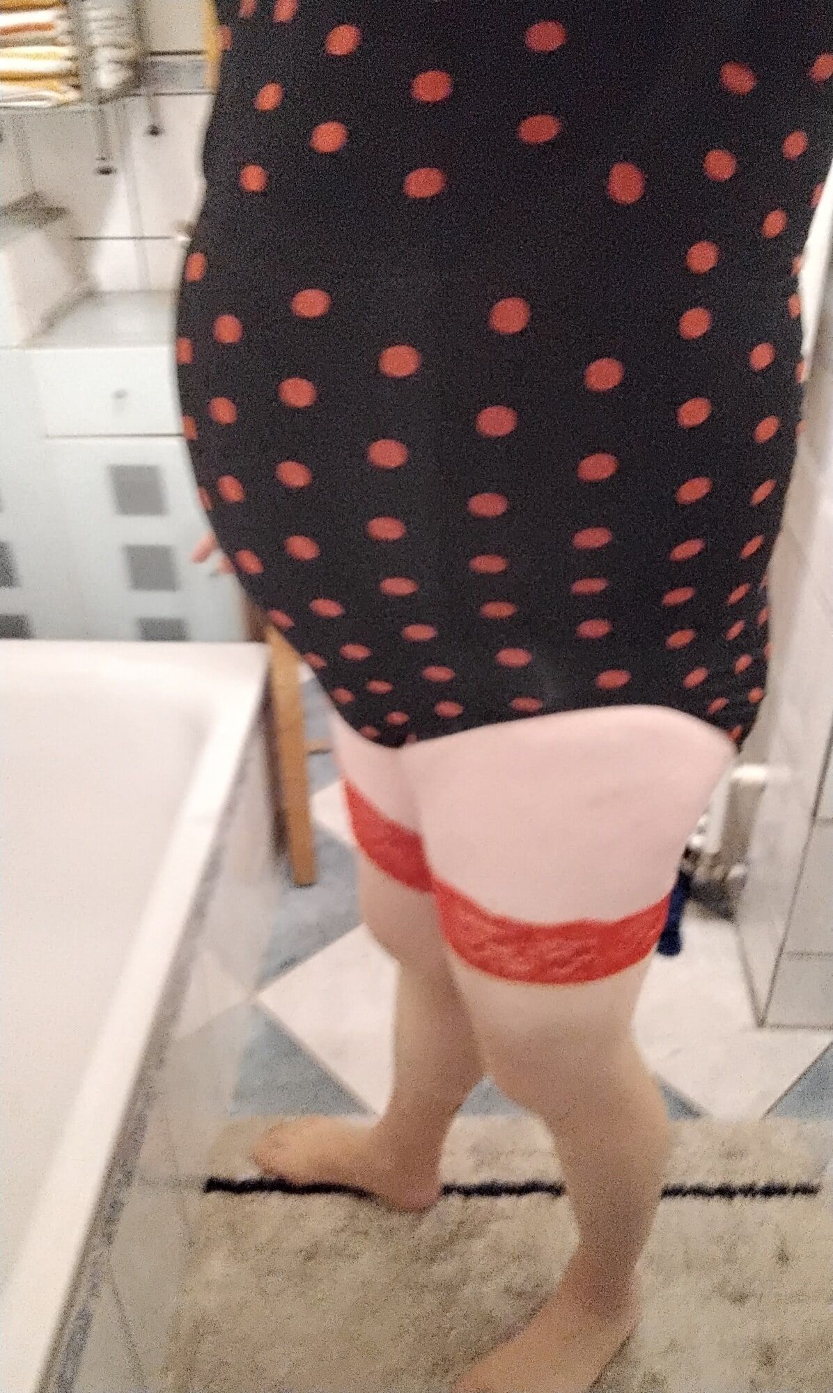 fat sissy slut in swimsuit and nylons #4