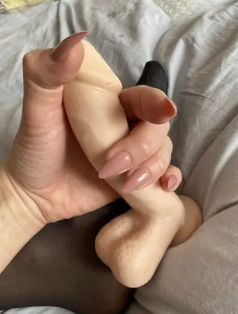 practicing my footjob techniques         