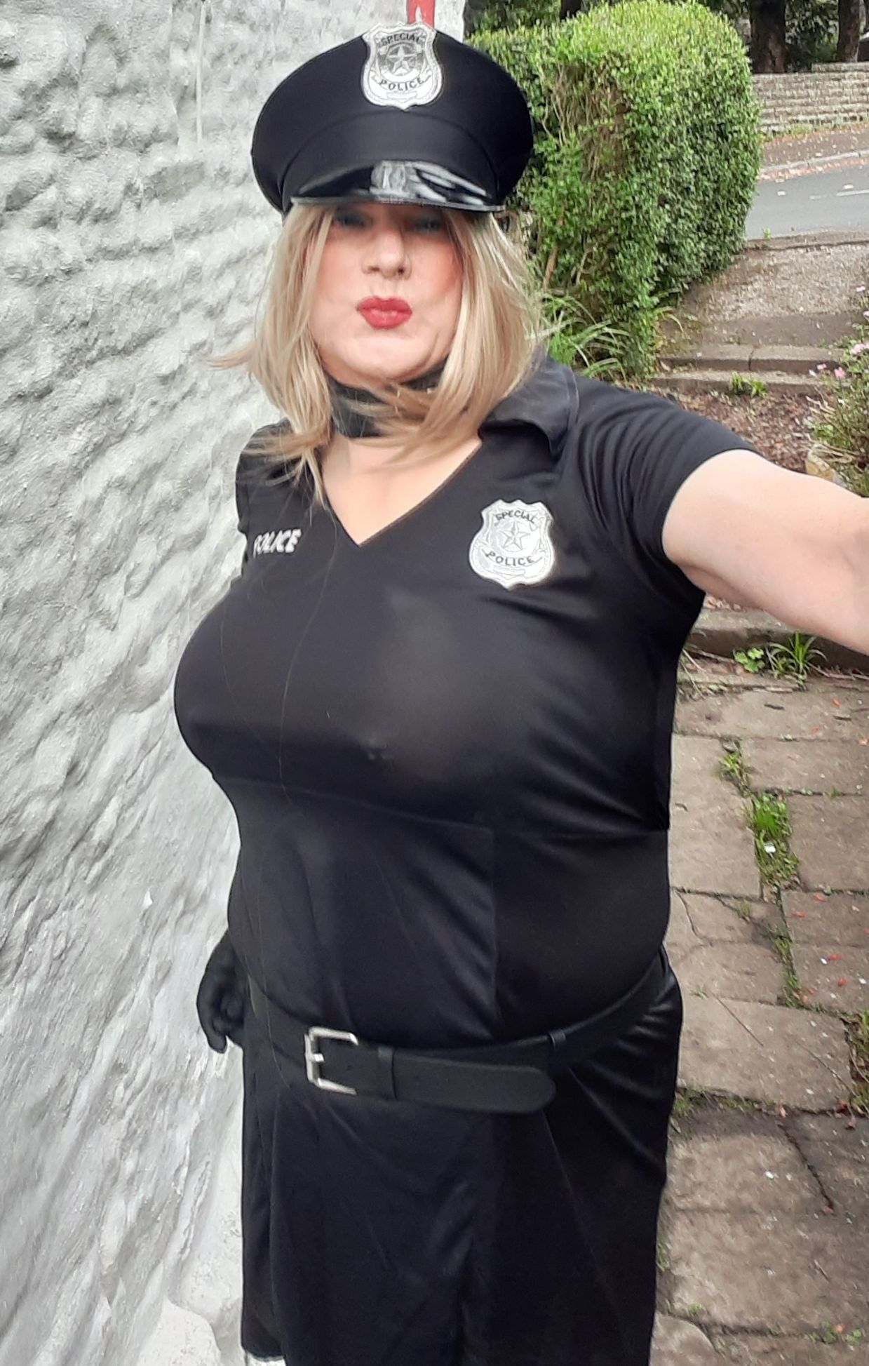 sissy cop outdoors #16