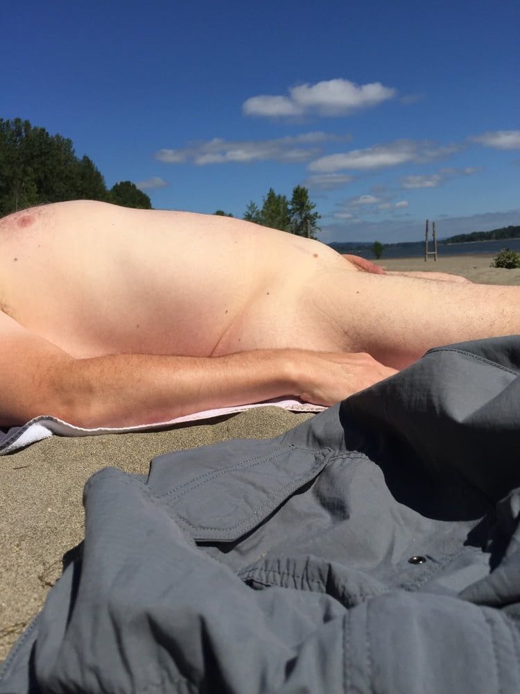 Chubby Guy at the Nude Beach #6