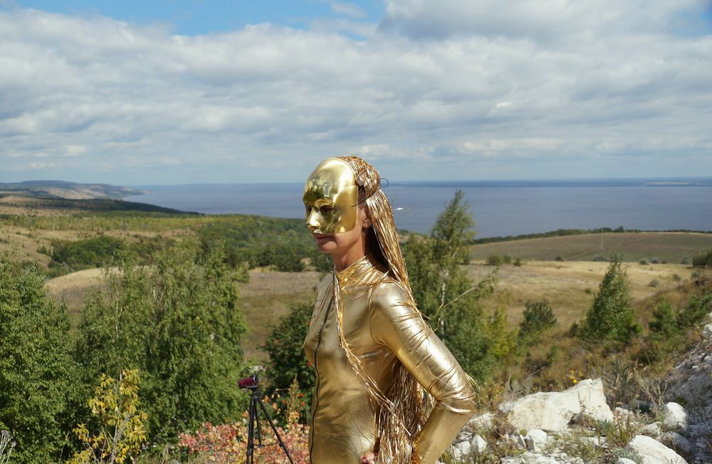 Golden Lady over Volga #10