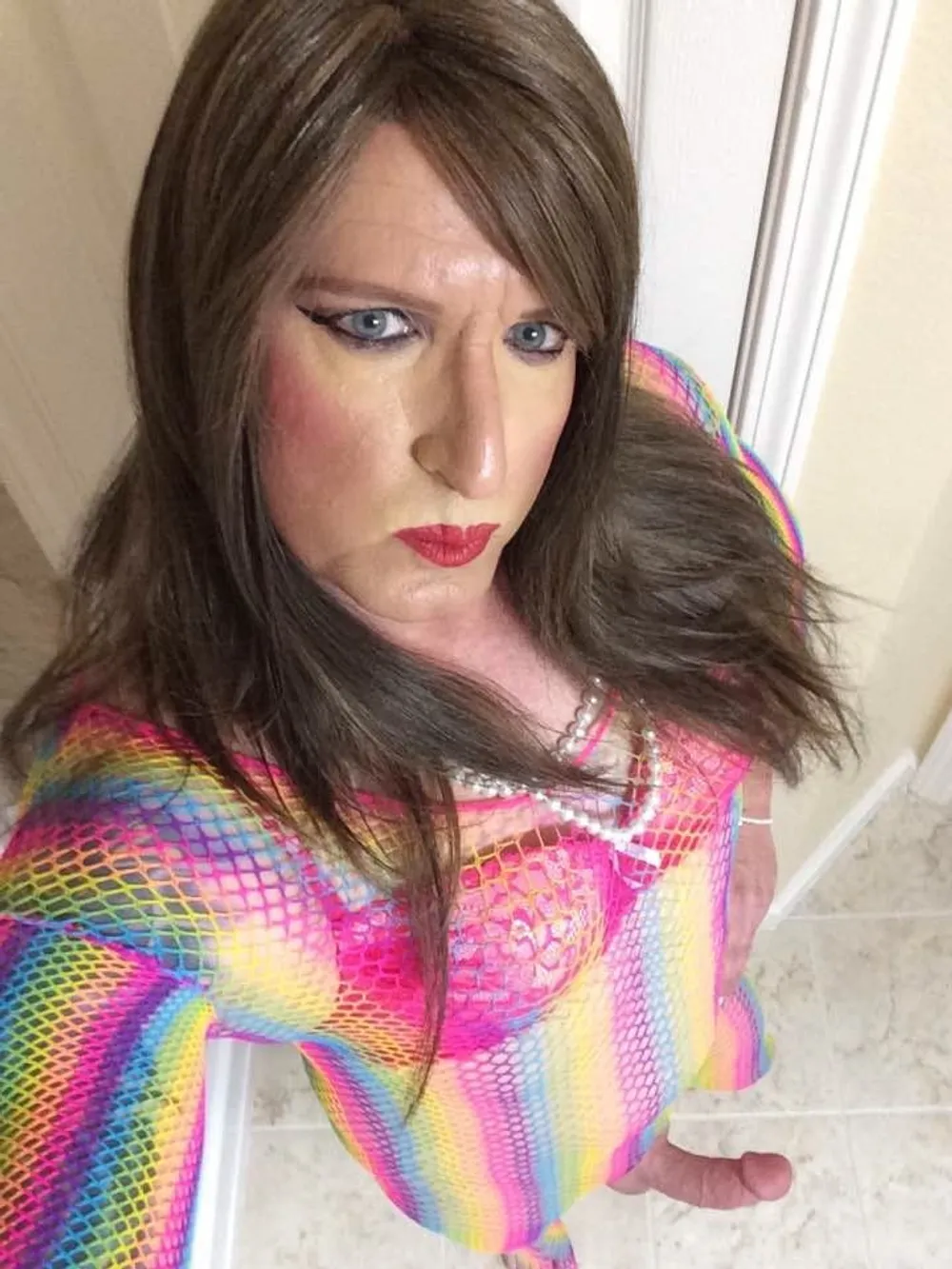 Rainbow bodystocking  #2