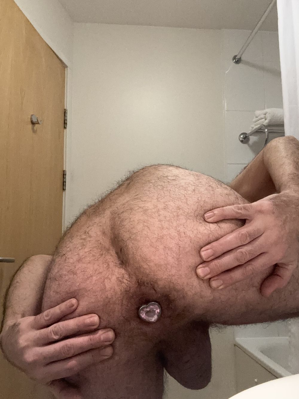 First time playing with wife’s butt plug #5