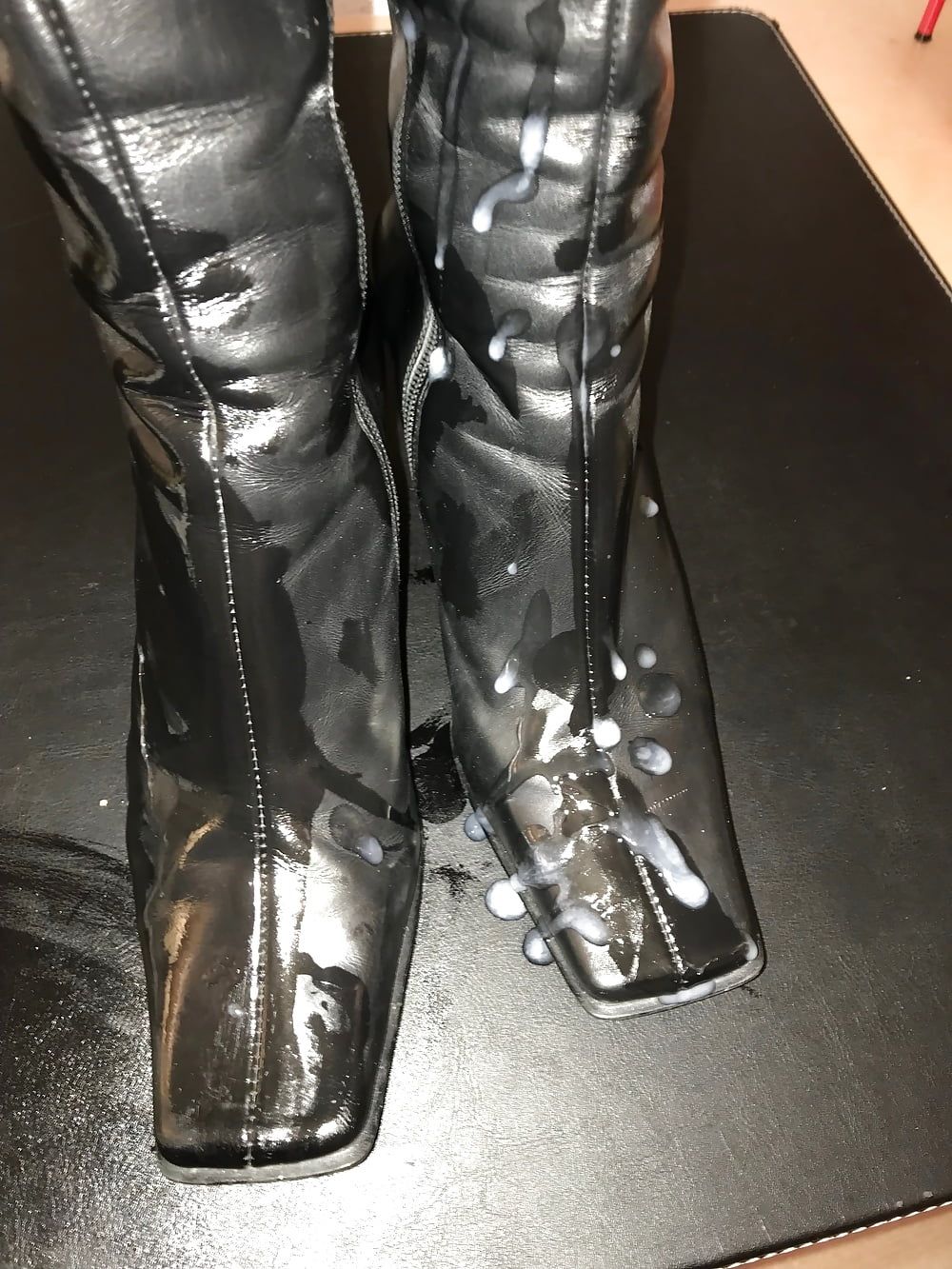 Leather Boots blasted #3