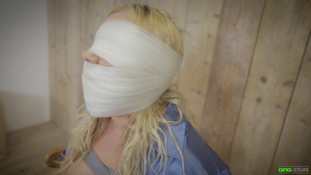 Zoey ziptie - Tape Bondage &amp; Tape Gagged ( GagAttack.NL ) #5