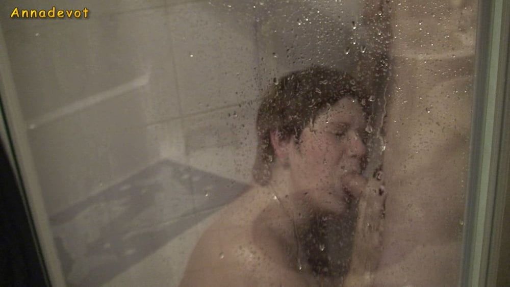 DEEP THROAT blowjob in the shower #4