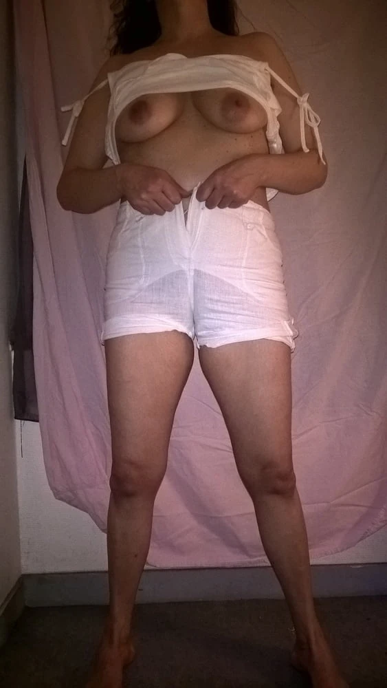 Too Tight Shorts For My Hairy Pussy #35