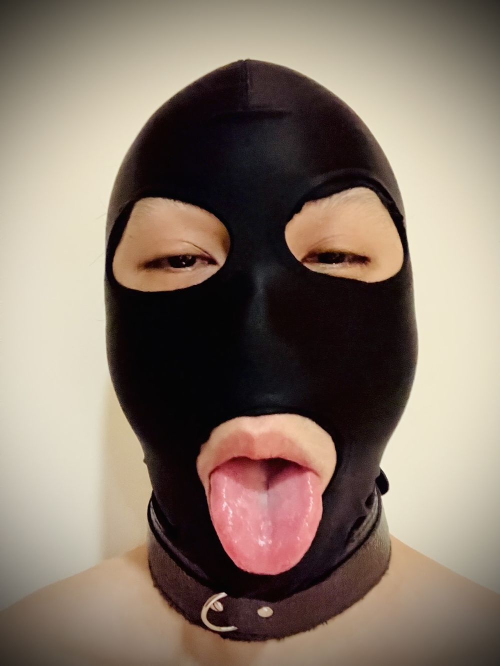 my mask, collar, and butt plugs #2