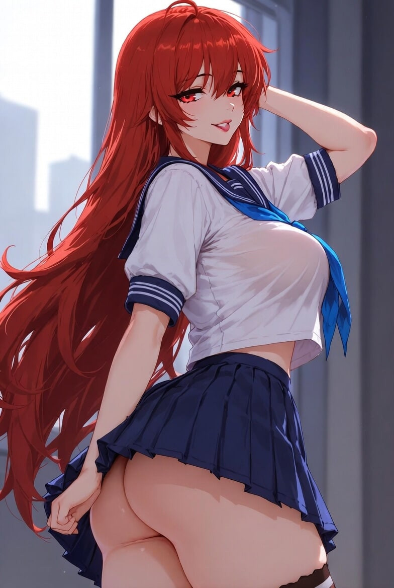 Sexy bbw redhead school student  #9