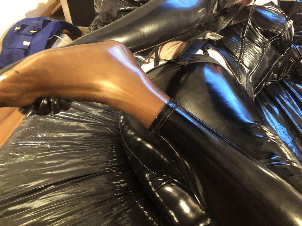 Latex, Heels and Dildo #32